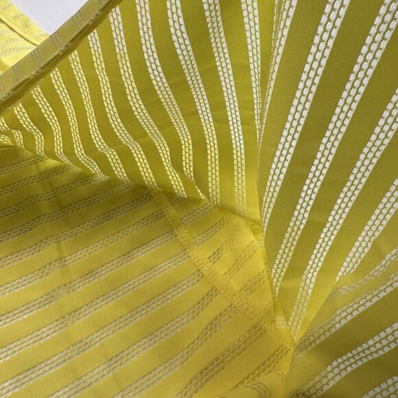 Zyia Active Nimbus Split Back Tank Top Large Yellow Open Back Sheer Stripe EUC - Picture 10 of 10